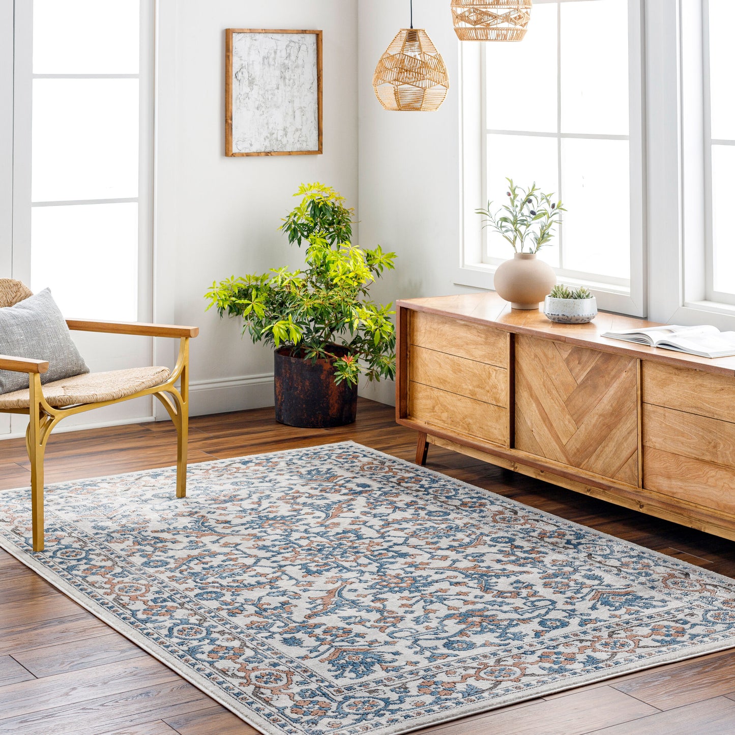 Marvel MVL-2306 8' x 10' Machine Woven Area Rug