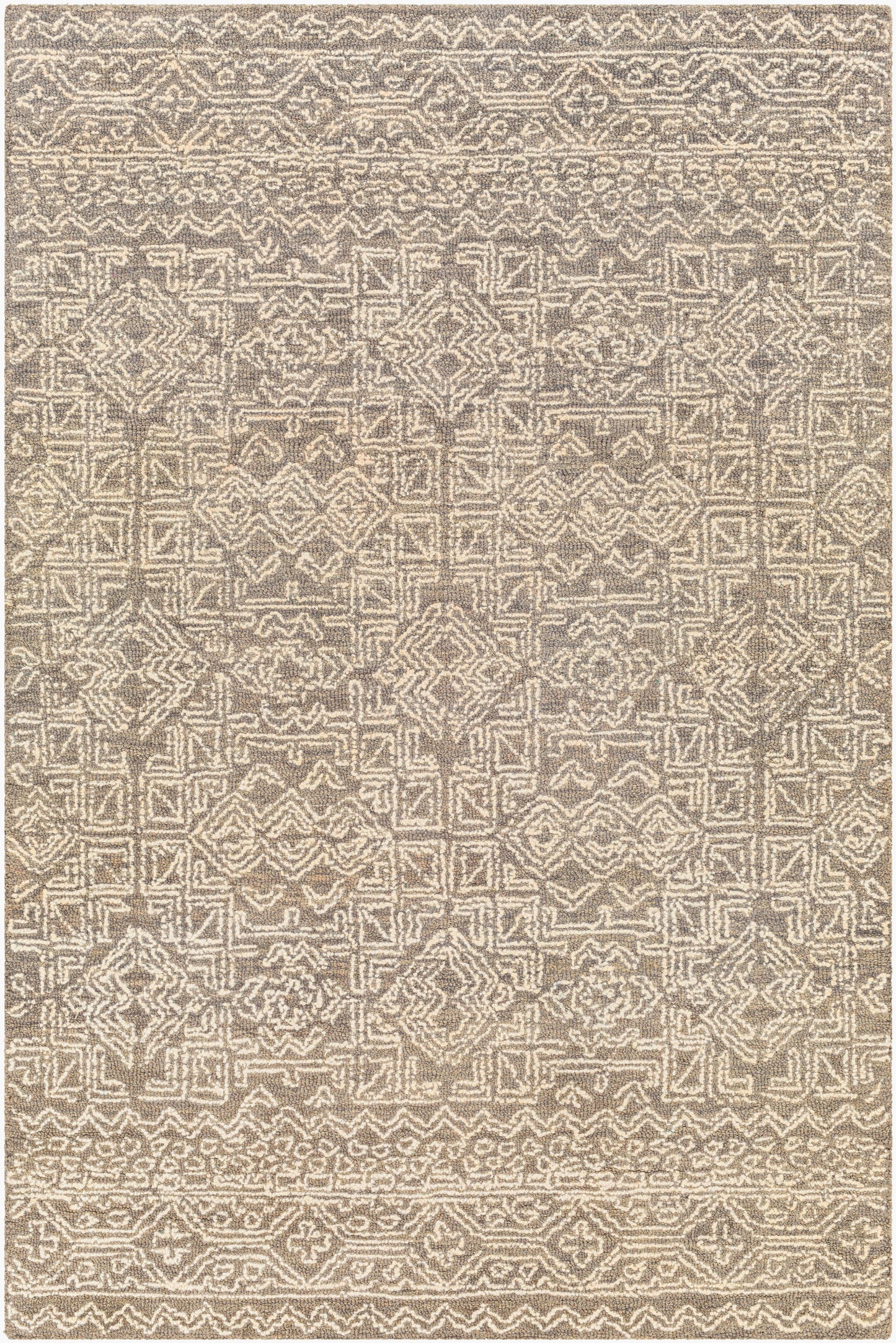 Newcastle NCS-2309 4' x 6' Handmade Wool Area Rug