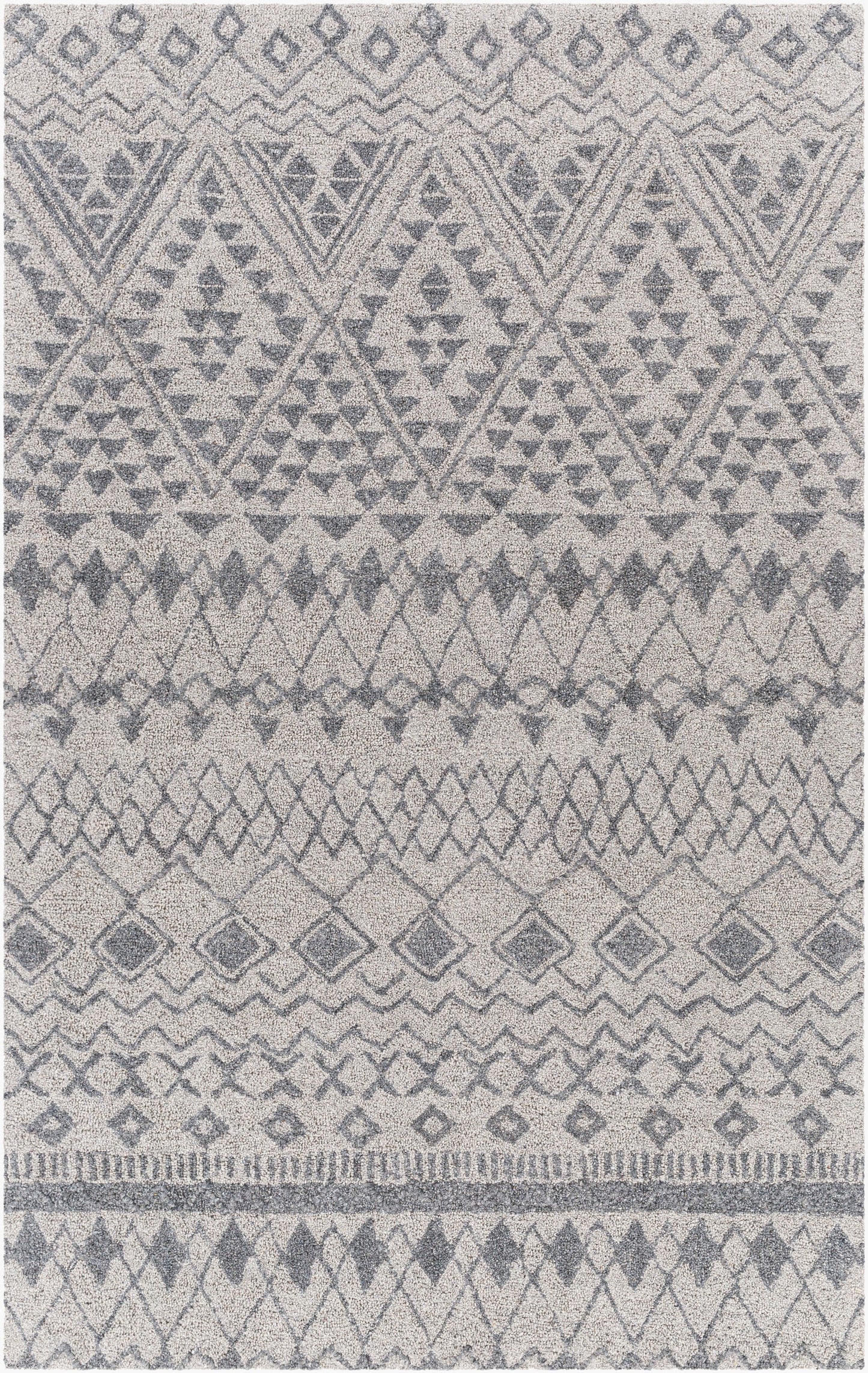 Alfombra de lana hecha a mano Newcastle NCS-2318 de 2,7 x 3,6 m