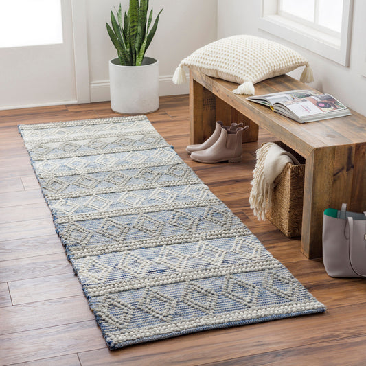 Nadine NDD-2300 8ft Runner Handmade Runner Rug