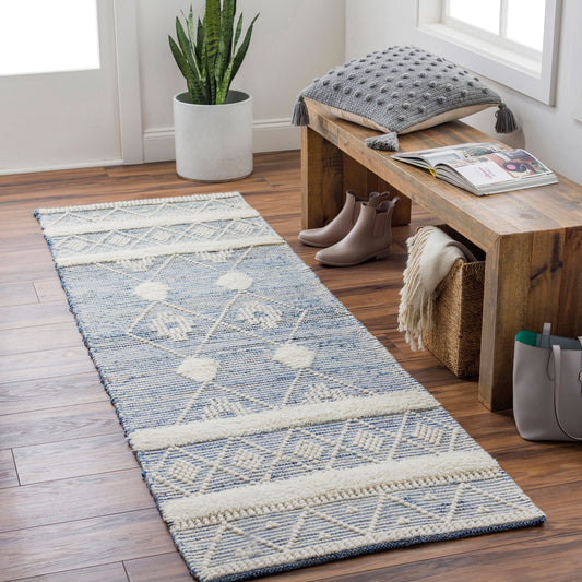 Nadine NDD-2302 8ft Runner Handmade Runner Rug