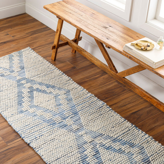 Nadine NDD-2303 8ft Runner Handmade Runner Rug
