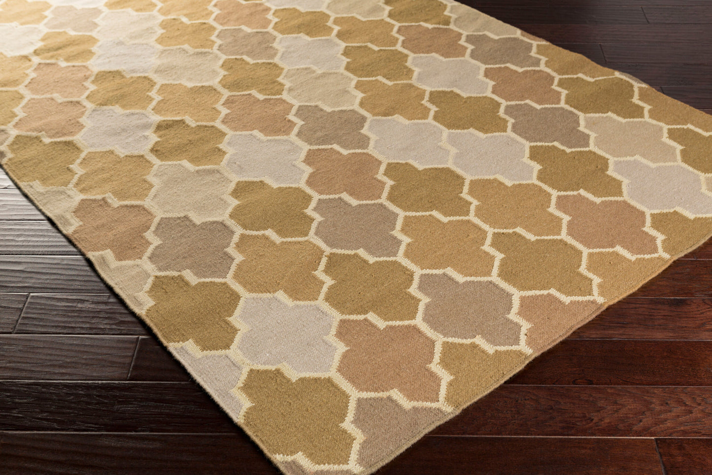Nia NIA-7006 3' x 5' Handmade Wool Accent Rug