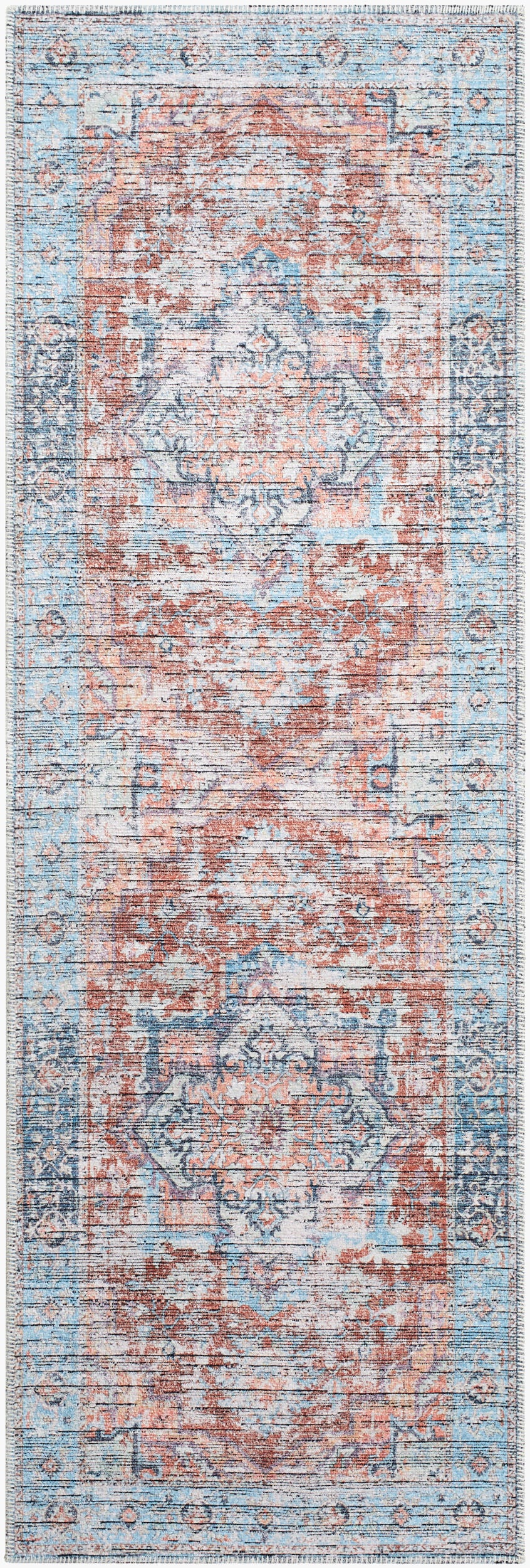 Nolita NLT-2302 10ft Runner Machine Woven Washable Runner Rug