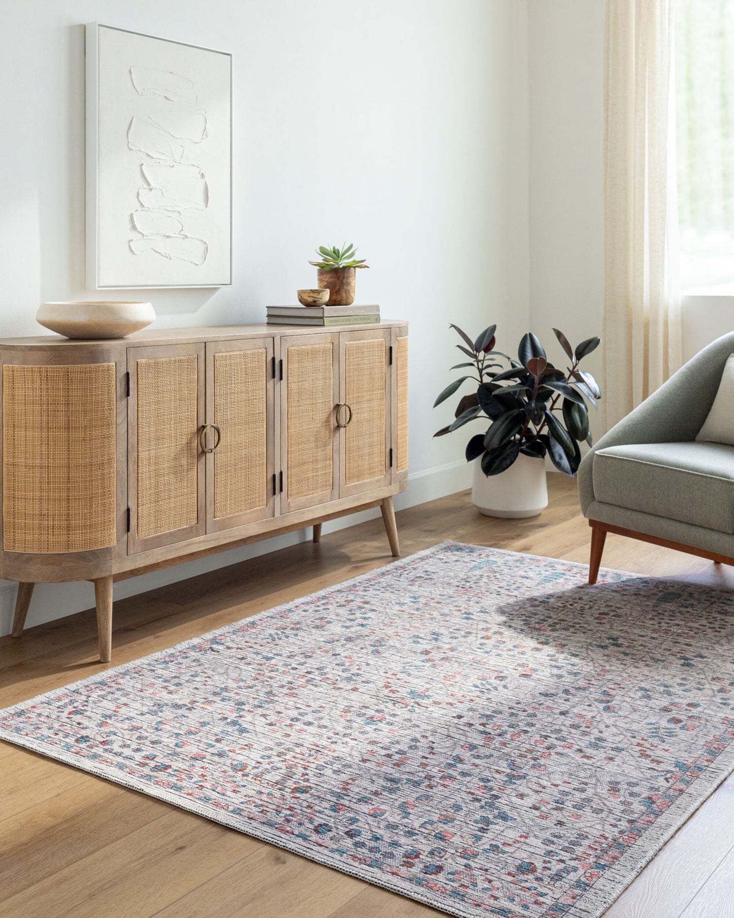 Nolita NLT-2306 8' x 10' Machine Woven Washable Area Rug