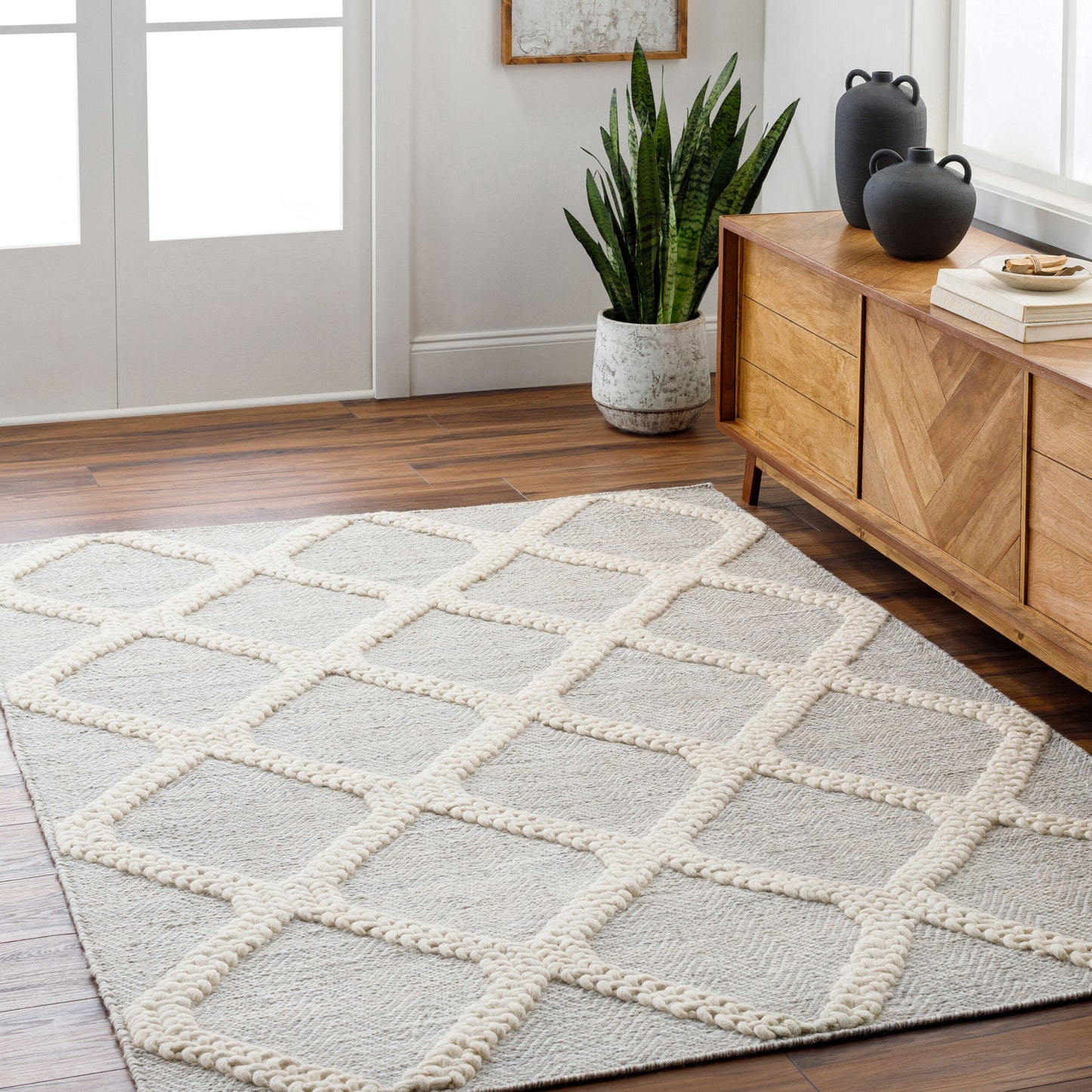 Nina NNA-2300 5' x 7' Handmade Recyled Area Rug