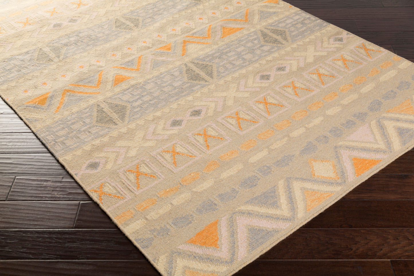 Nomad NOD-104 2' x 3' Handmade Wool Accent Rug