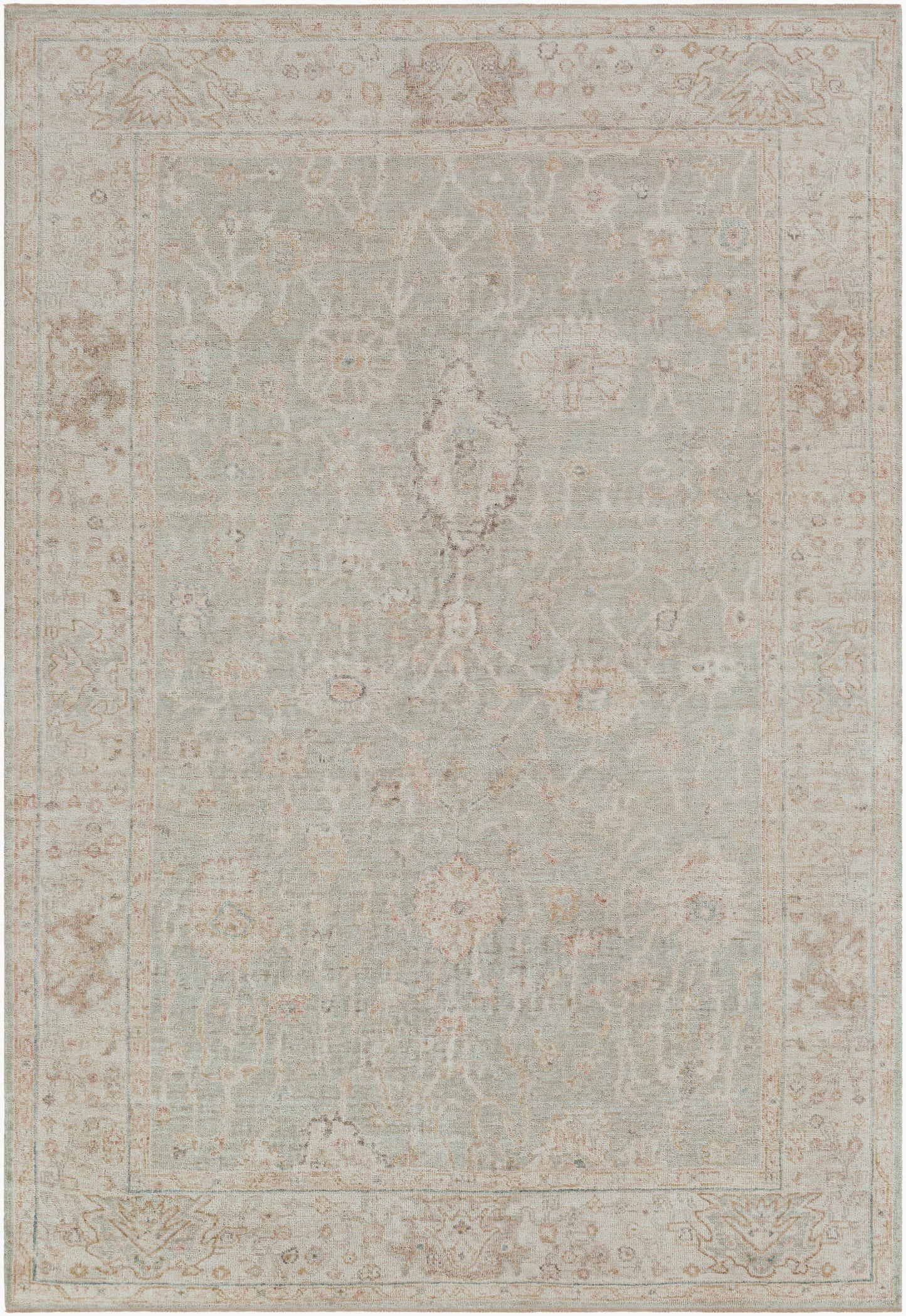 Normandy NOY-8009 2' x 3' Handmade Wool Accent Rug