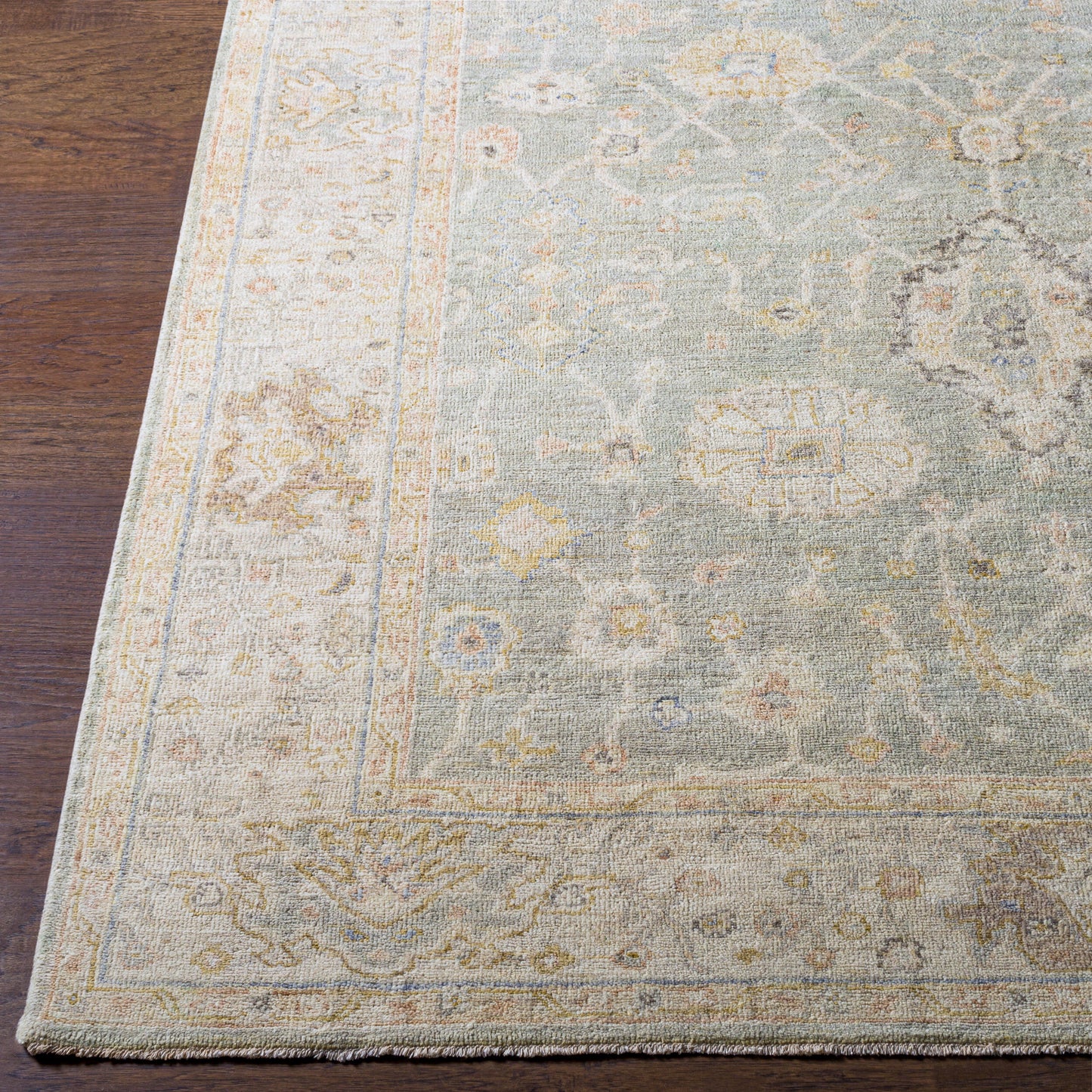 Normandy NOY-8009 2' x 3' Handmade Wool Accent Rug