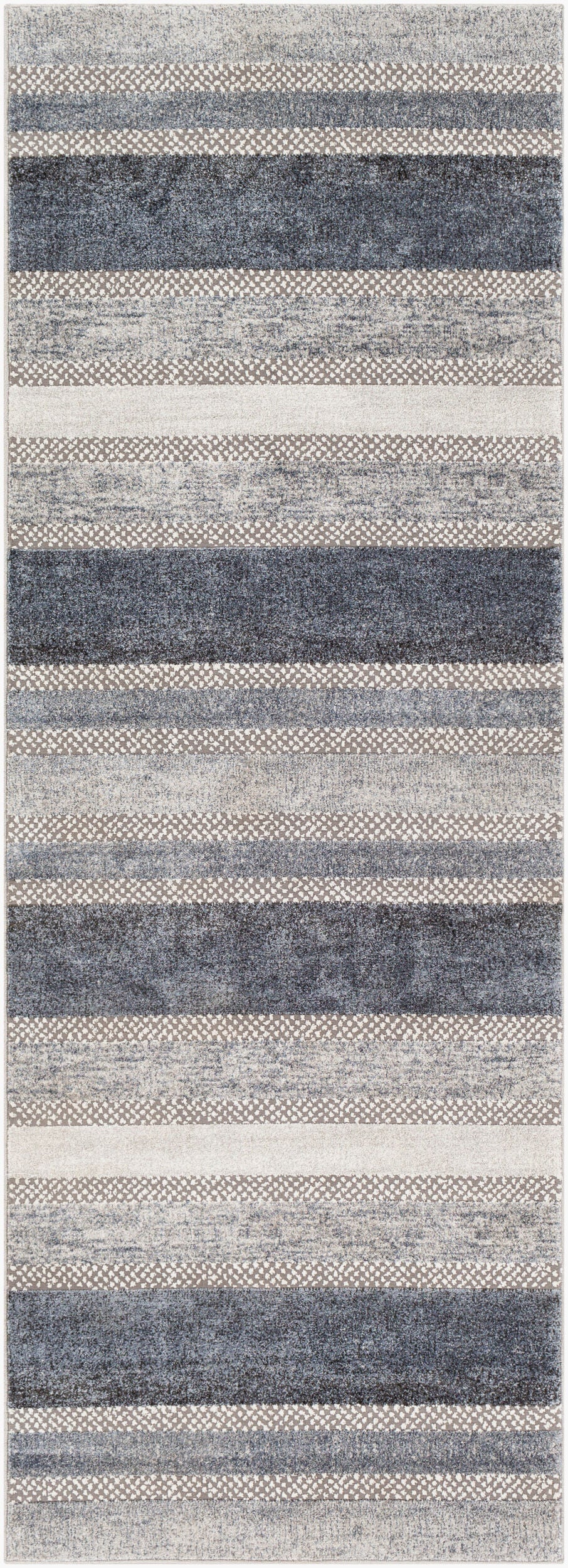 Nepali NPI-2306 7ft Runner Machine Woven Runner Rug