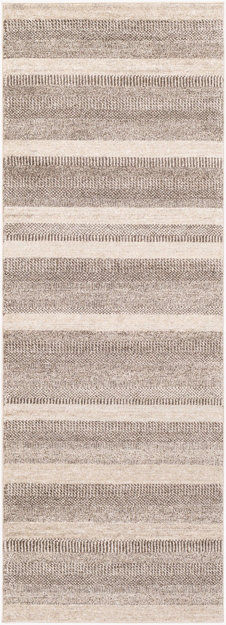 Nepali NPI-2314 7ft Runner Machine Woven Runner Rug
