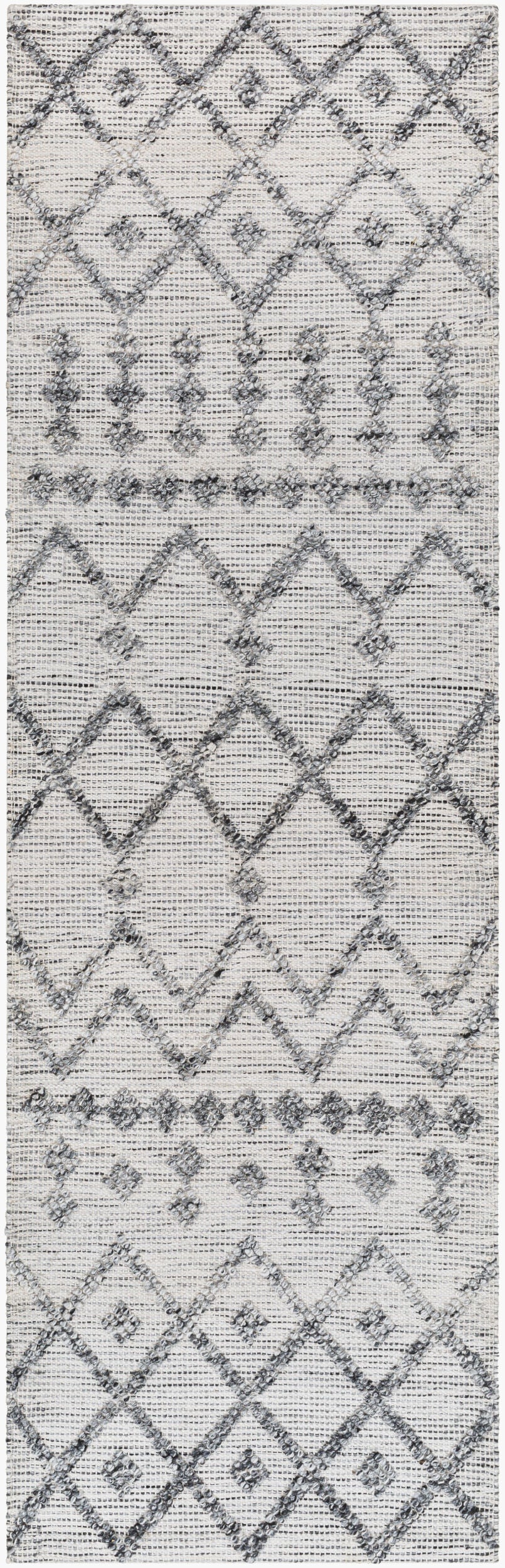 Napoli NPO-2301 8ft Runner Handmade Recyled Runner Rug