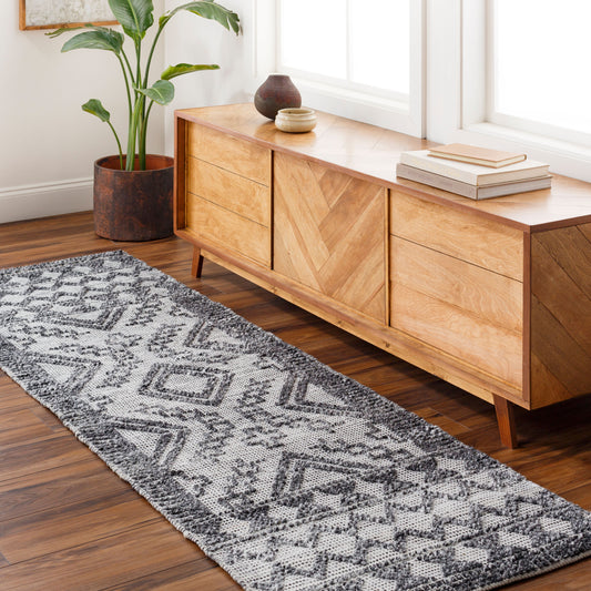 Napoli NPO-2304 8ft Runner Handmade Recyled Runner Rug