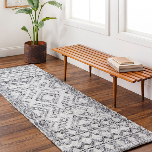 Napoli NPO-2305 8ft Runner Handmade Recyled Runner Rug