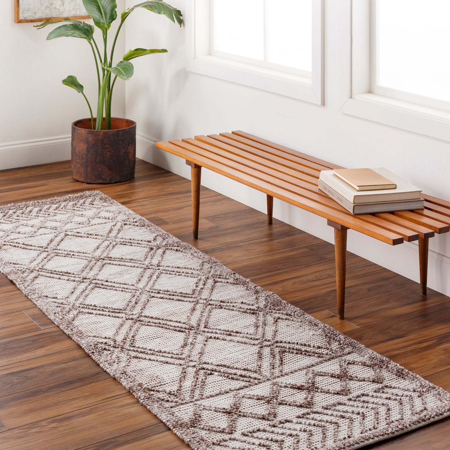 Napoli NPO-2308 8ft Runner Handmade Recyled Runner Rug