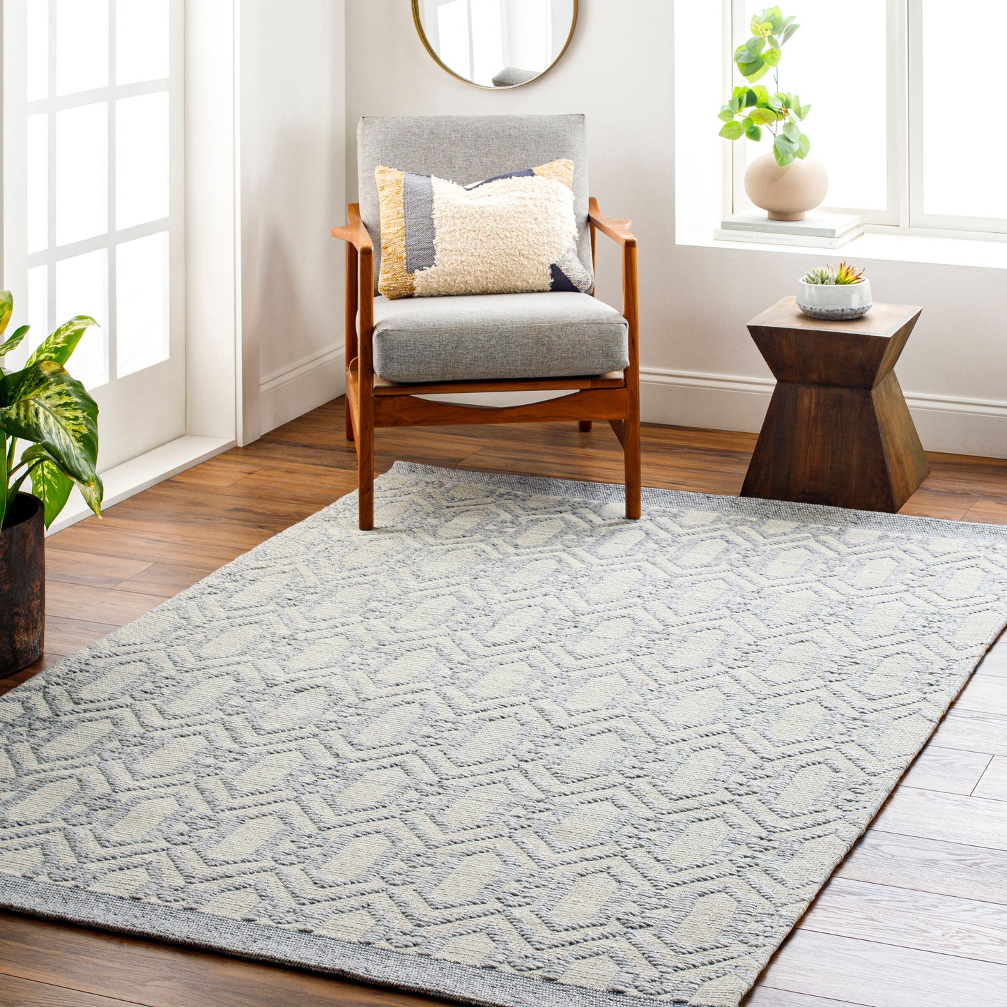 Napoli NPO-2317 6' x 9' Handmade Recyled Area Rug