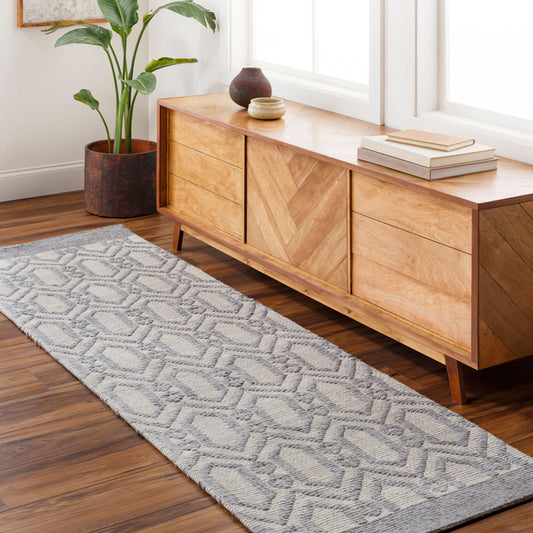 Napoli NPO-2317 8ft Runner Handmade Recyled Runner Rug