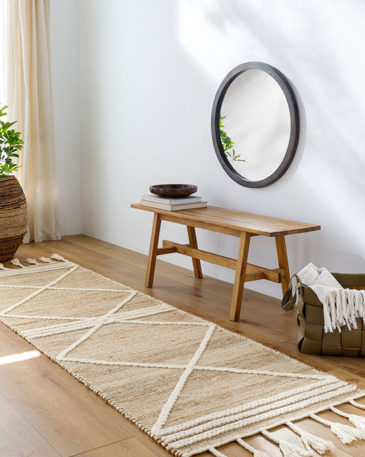 Alfombra de corredor hecha a mano Norwood NWD-2304 de 8 pies