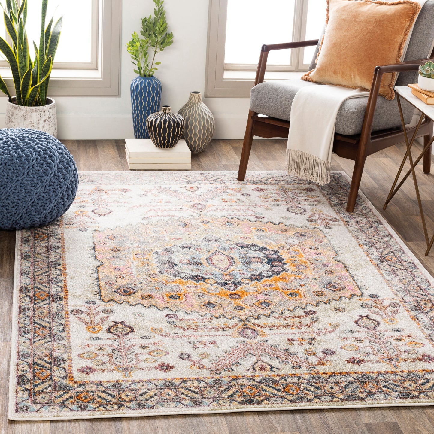 New Mexico NWM-2312 2' x 3' Machine Woven Accent Rug