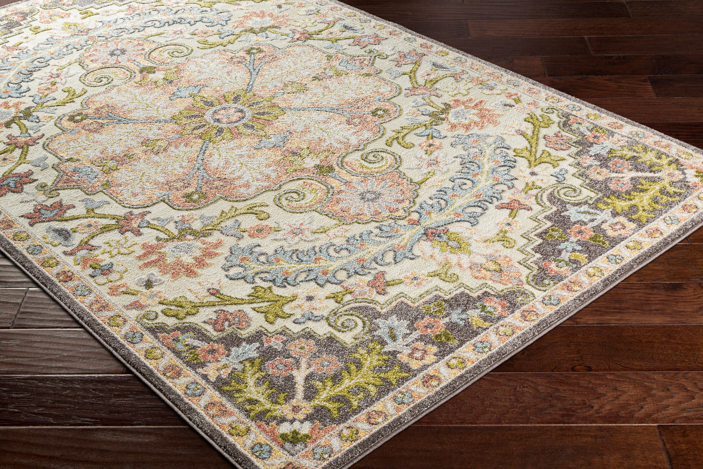New Mexico NWM-2340 5ft Square Machine Woven Area Rug