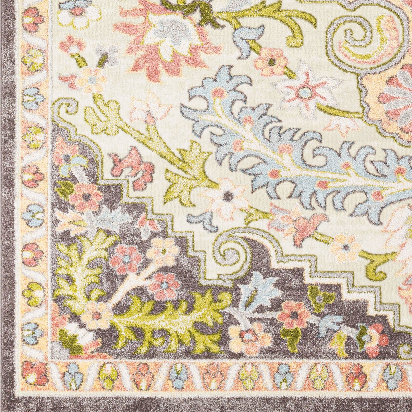 New Mexico NWM-2340 5ft Square Machine Woven Area Rug