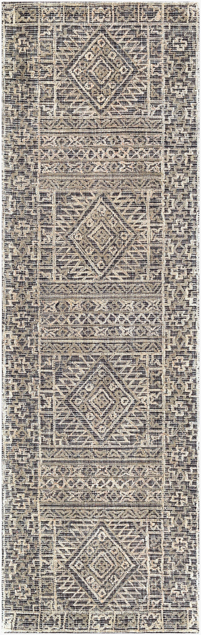 Oakland OAA-1009 8ft Runner Handmade Wool Runner Rug