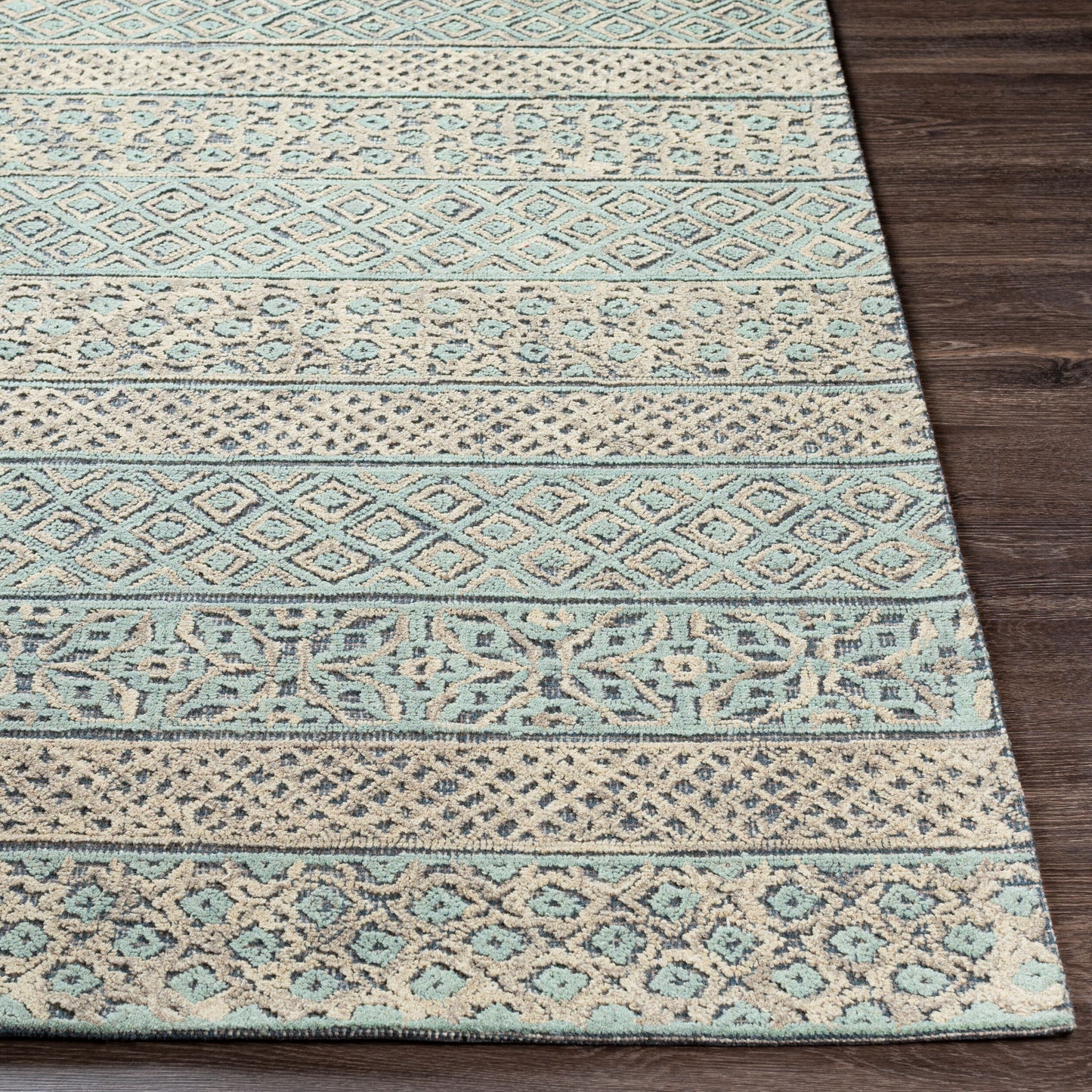 Oakland OAA-1011 2' x 3' Handmade Wool Accent Rug