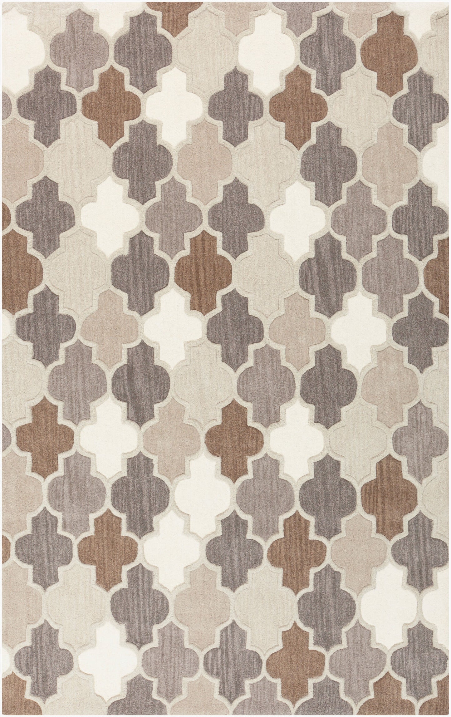Oasis OAS-1088 5' x 8' Handmade Wool Area Rug