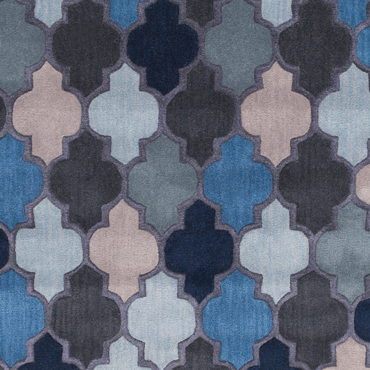 Alfombra de lana hecha a mano Oasis OAS-1103 de 2,7 x 3,6 m