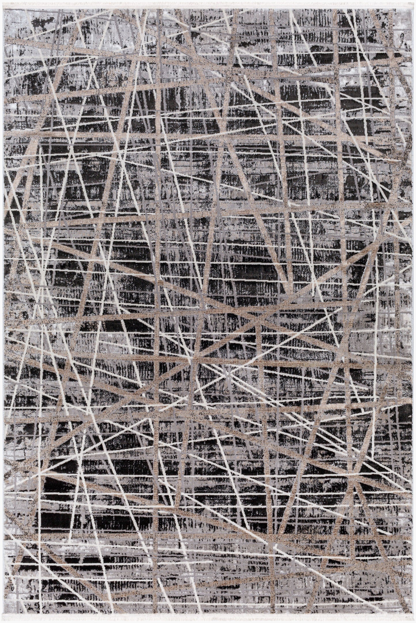 Alfombra tejida a máquina Obsession OBN-2300 de 1,52 m x 2,13 m