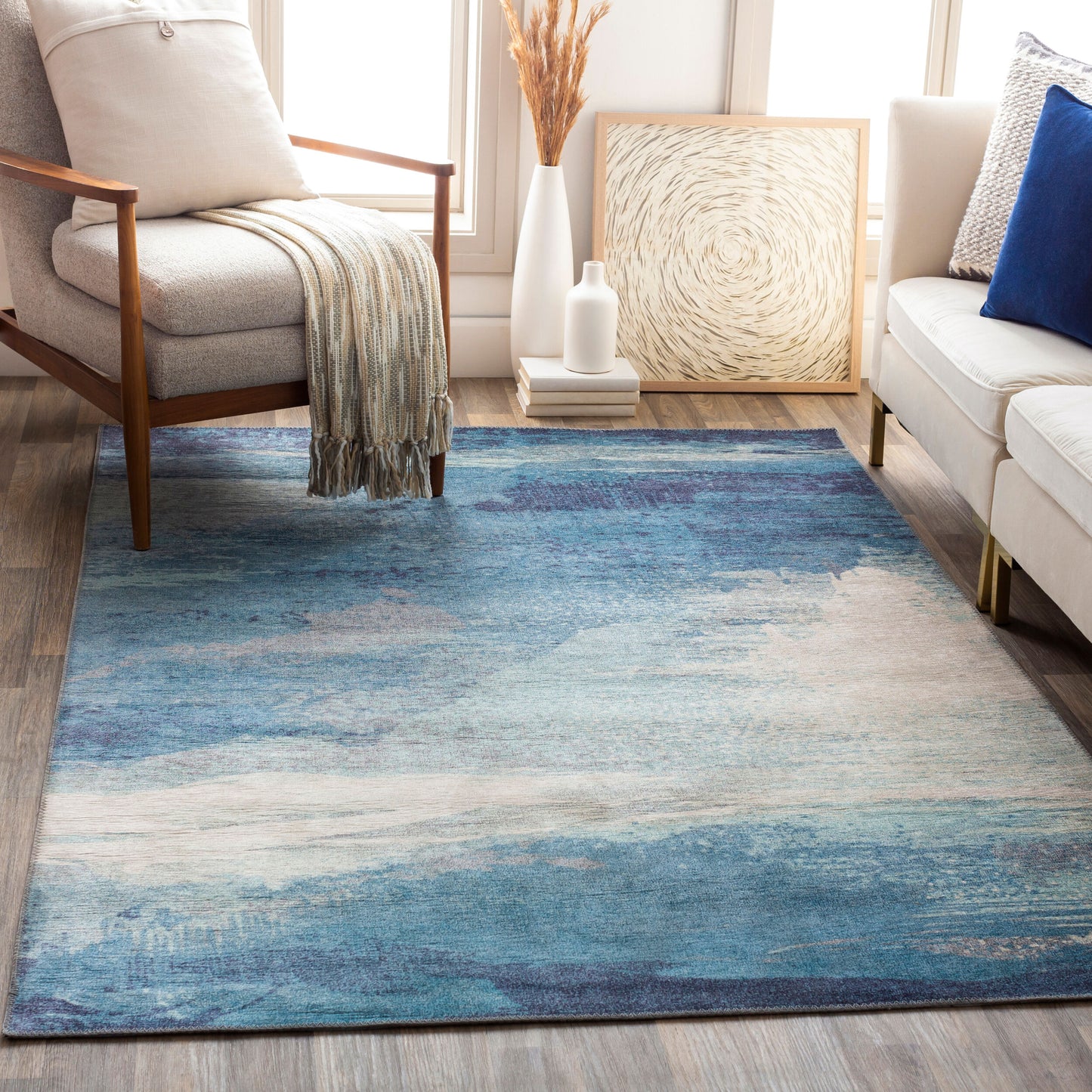 Olivia OLV-2300 7' x 10' Machine Woven Area Rug