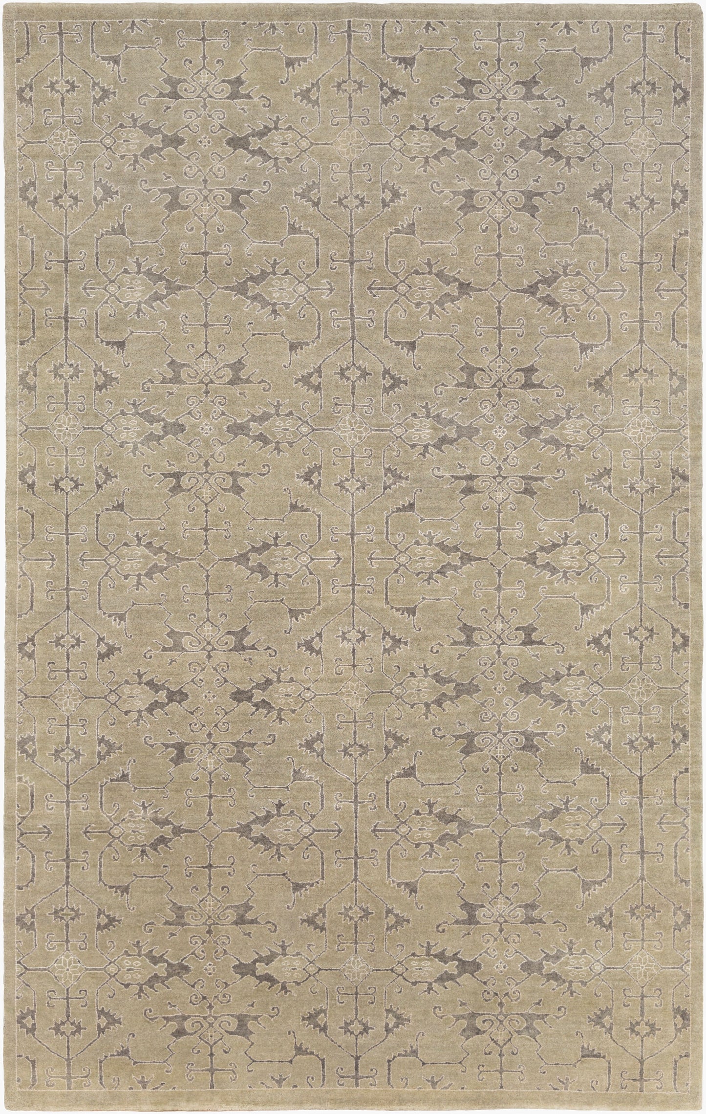 Opulent OPE-6001 2' x 3' Handmade Wool Accent Rug