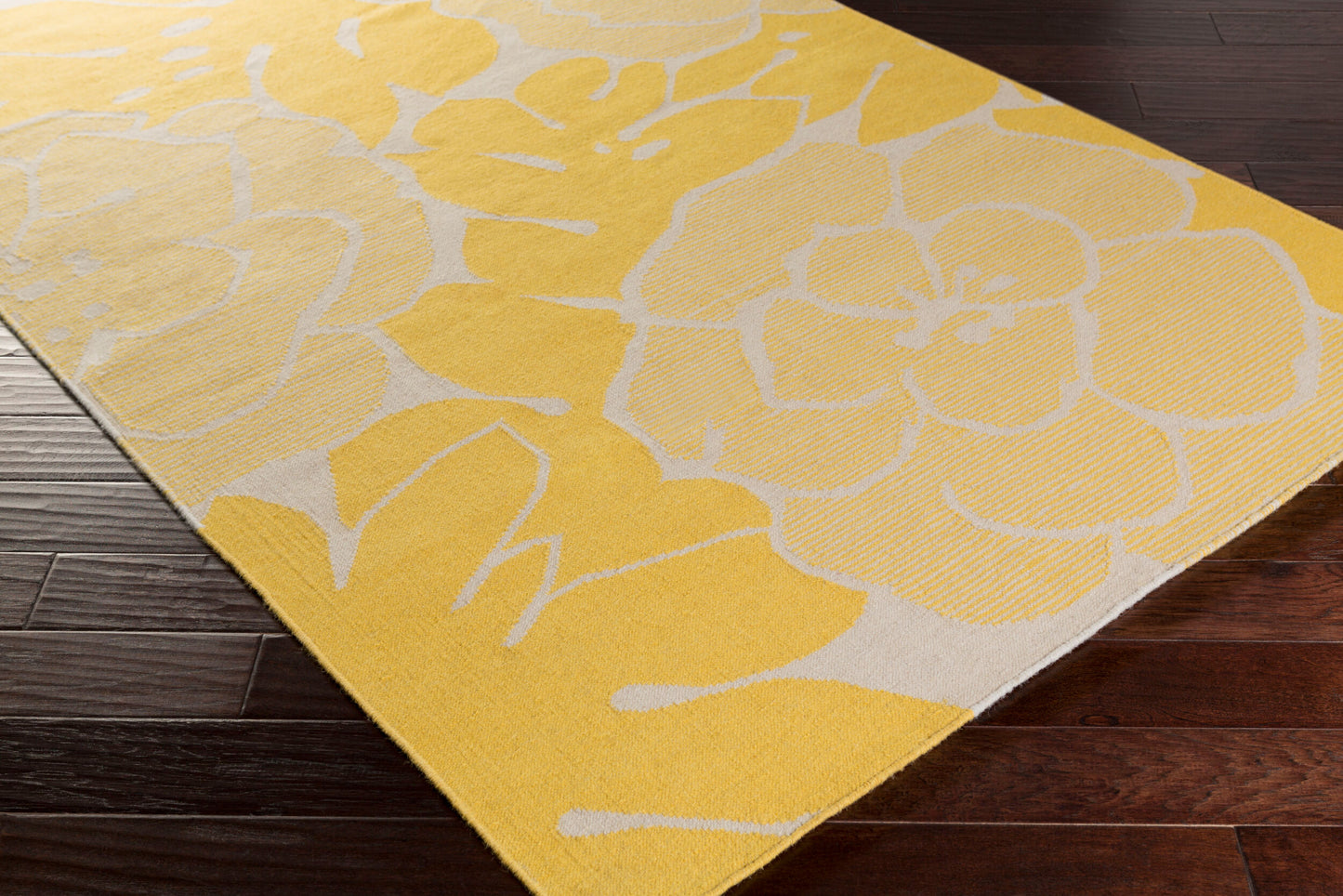 Alfombra decorativa de lana Paddington PDG-2017, hecha a mano, de 2' x 3'