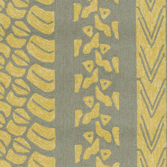 Alfombra Pandemonium PDM-1007 de 2,7 x 3,6 m para interior y exterior, hecha a mano