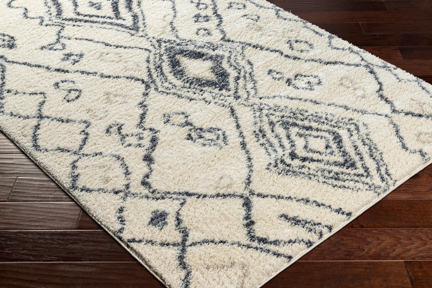 Alfombra tejida a máquina Puffy Shag PFY-2304 de 1,52 m x 2,13 m