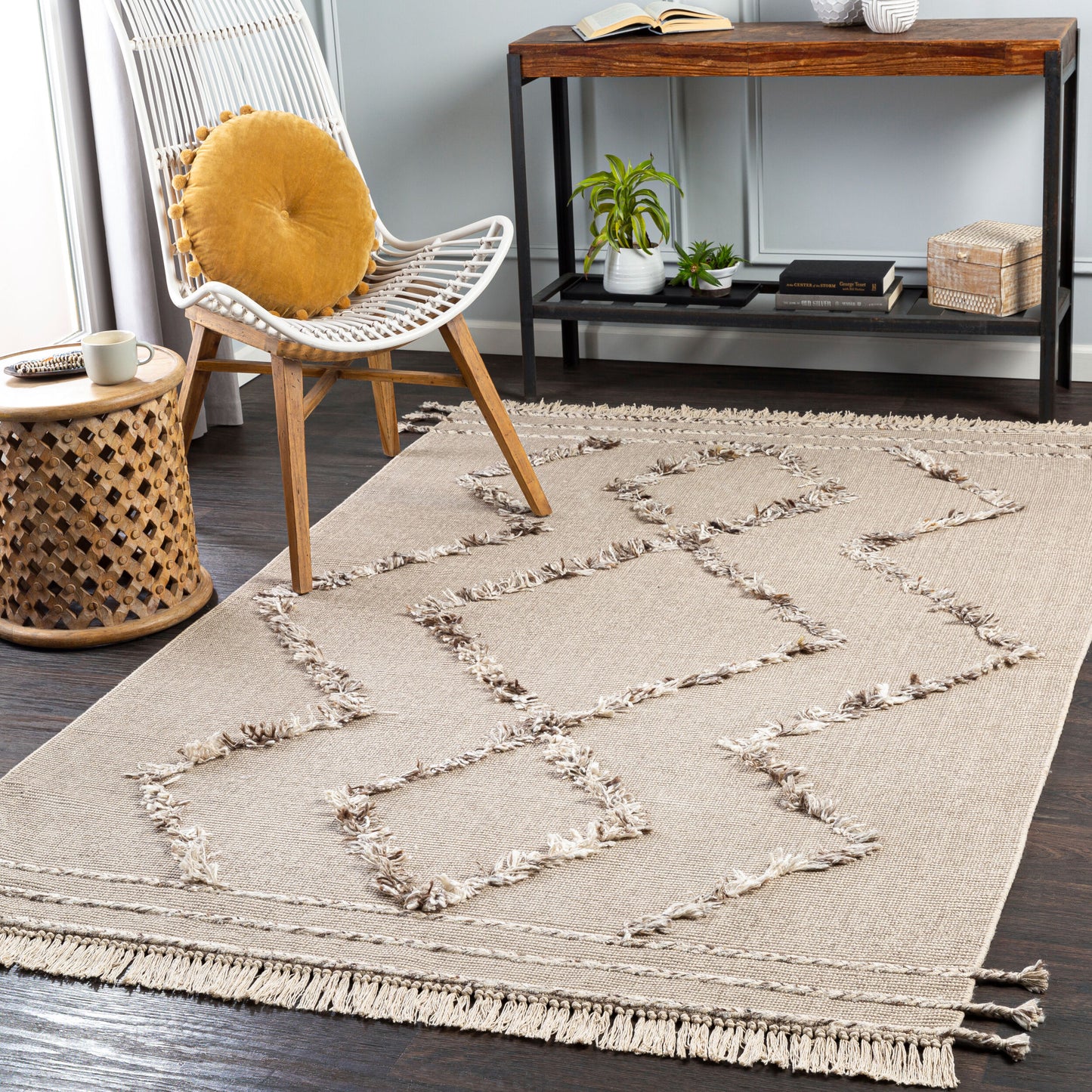 Palo Alto PLA-2304 8' x 10' Handmade Area Rug