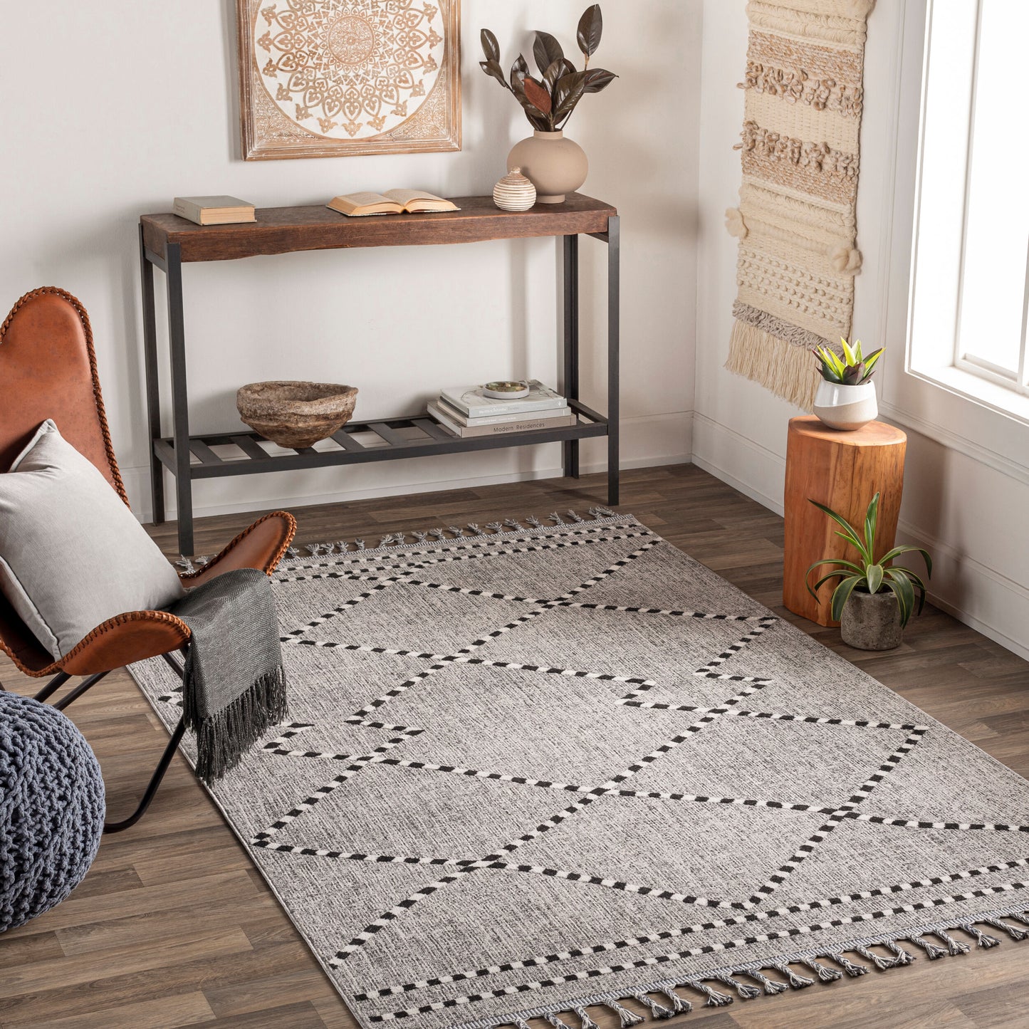 Alfombra tejida a máquina Palermo PLR-2302 de 6' x 9'