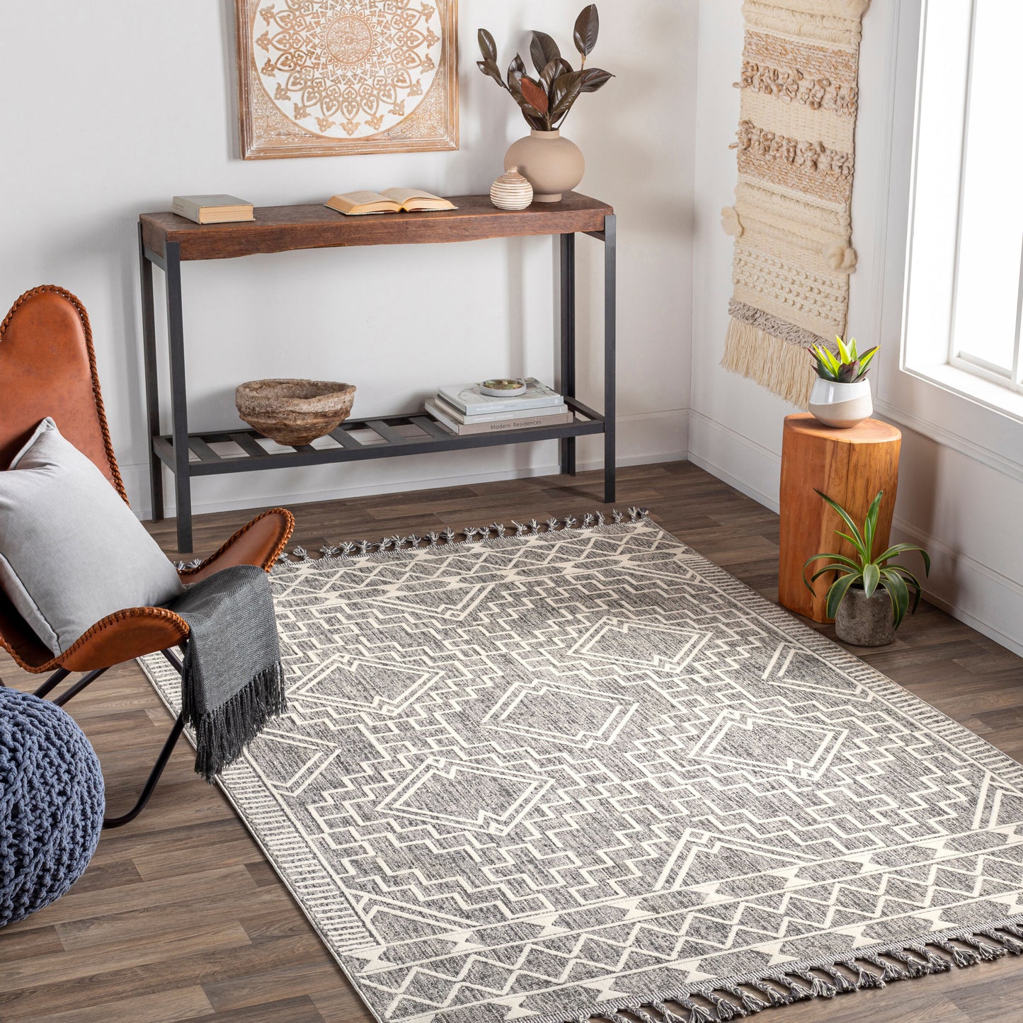 Palermo PLR-2304 9' x 12' Machine Woven Area Rug
