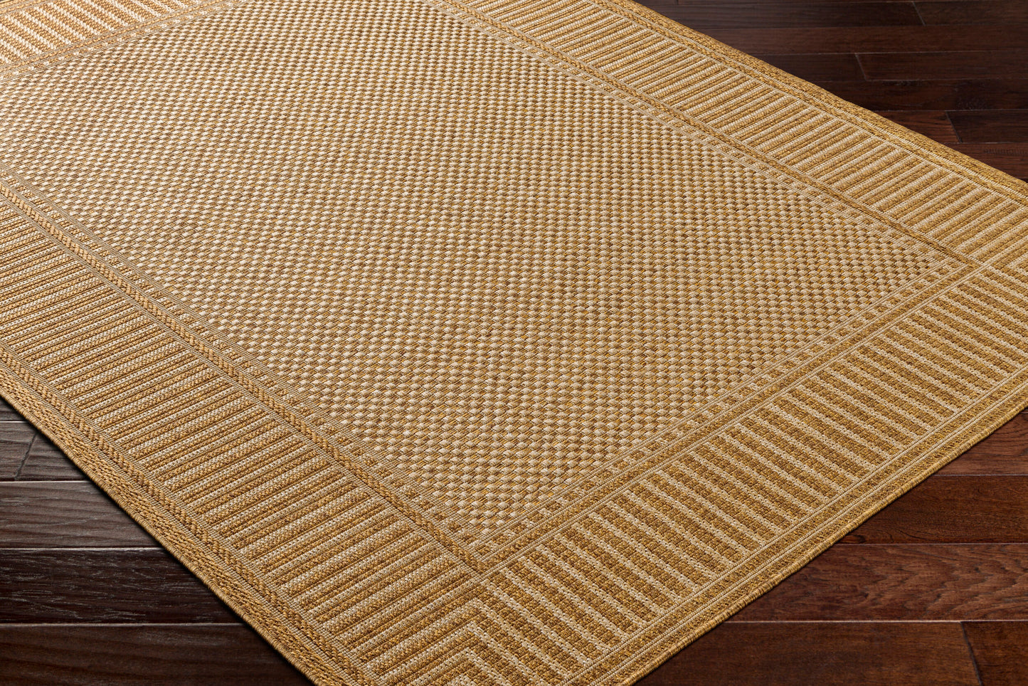 Pismo Beach PMB-2303 8ft Square Machine Woven Indoor/Outdoor Area Rug