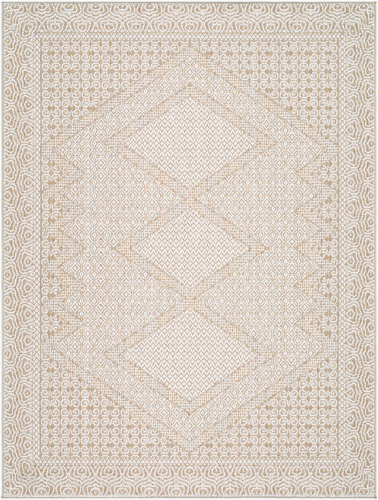 Pismo Beach PMB-2311 8ft Square Machine Woven Indoor/Outdoor Area Rug