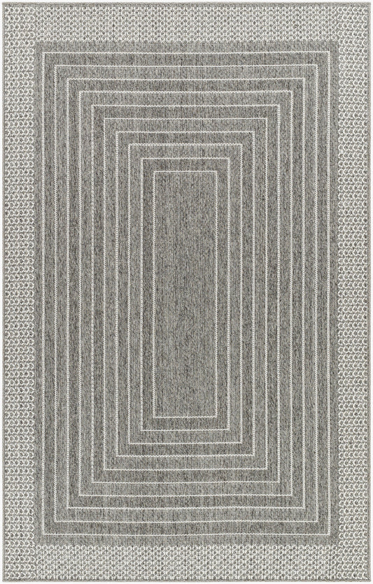 Pismo Beach PMB-2313 8ft Square Machine Woven Indoor/Outdoor Area Rug
