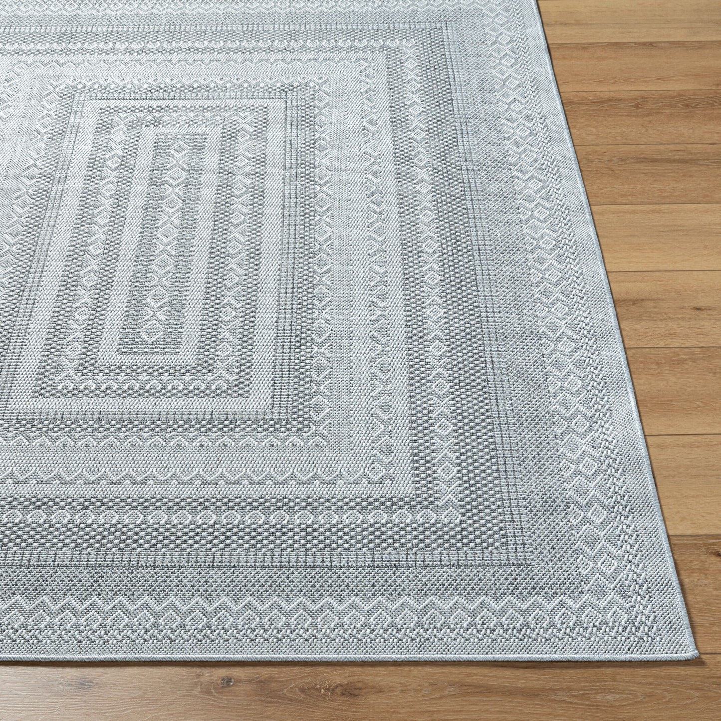 Pismo Beach PMB-2316 8ft Round Machine Woven Indoor/Outdoor Area Rug