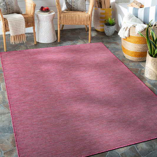 Alfombra Pasadena PSA-2314 de 2,44 m x 3,05 m, tejida a máquina, para interior y exterior