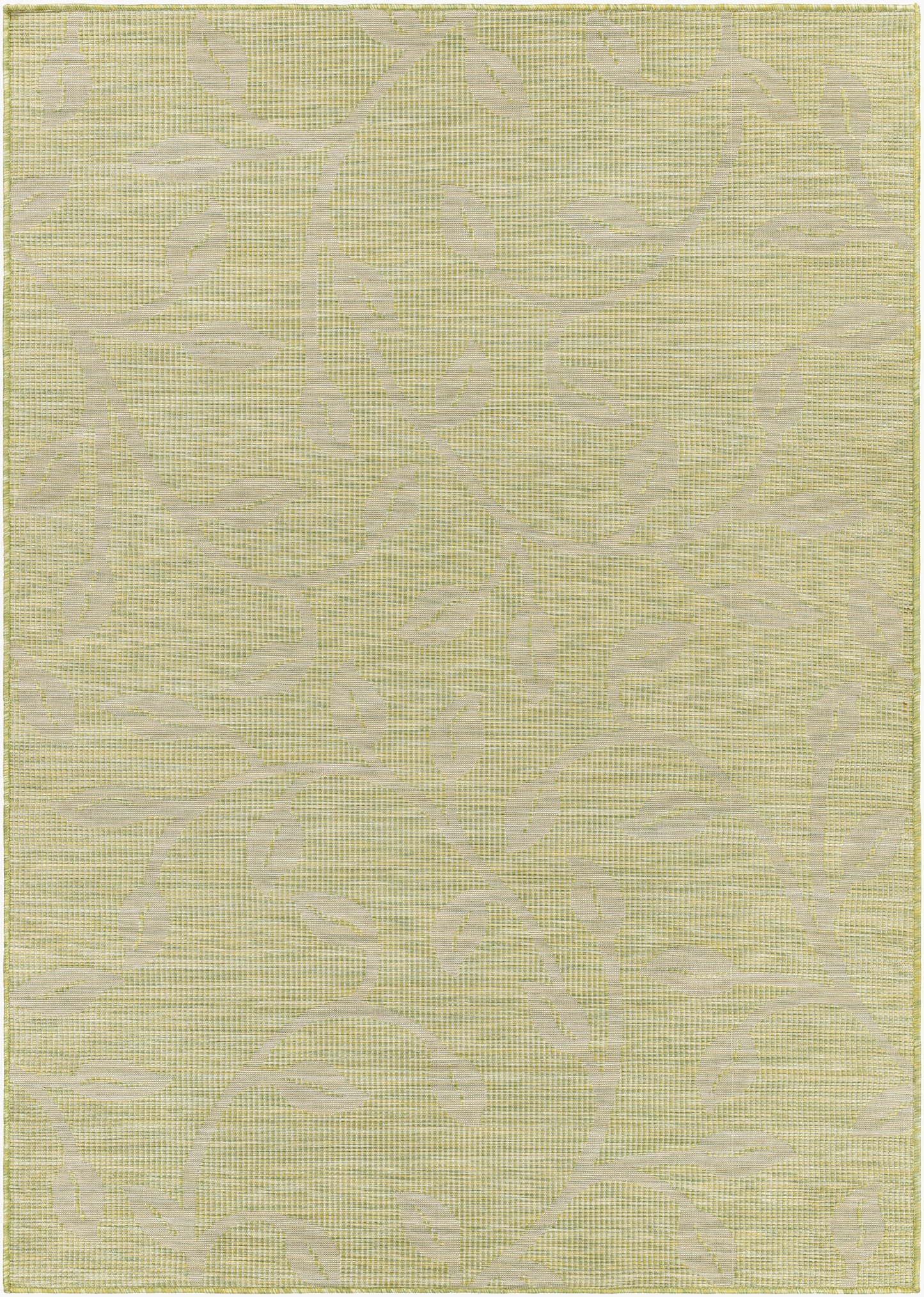 Alfombra Pasadena PSA-2317 de 1,52 m x 2,13 m, tejida a máquina, para interior y exterior