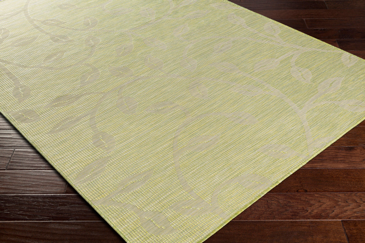 Alfombra Pasadena PSA-2317 de 1,52 m x 2,13 m, tejida a máquina, para interior y exterior