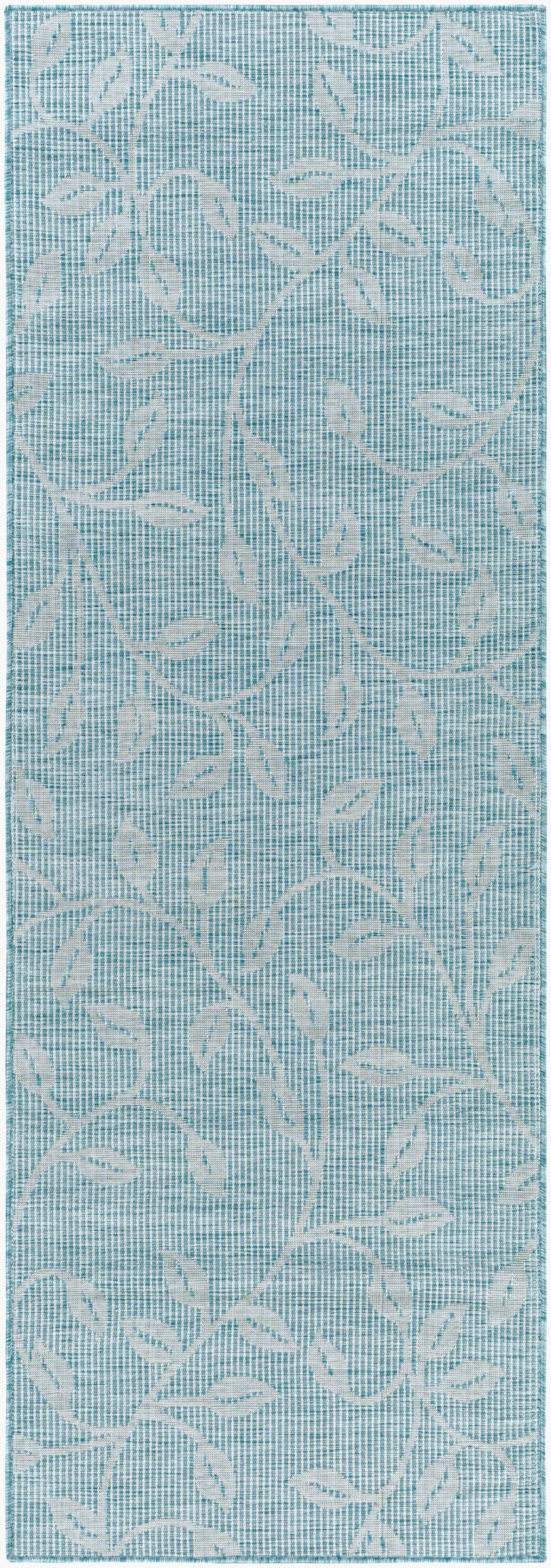 Pasadena PSA-2321 7ft Runner Machine Woven Indoor/Outdoor Runner Rug