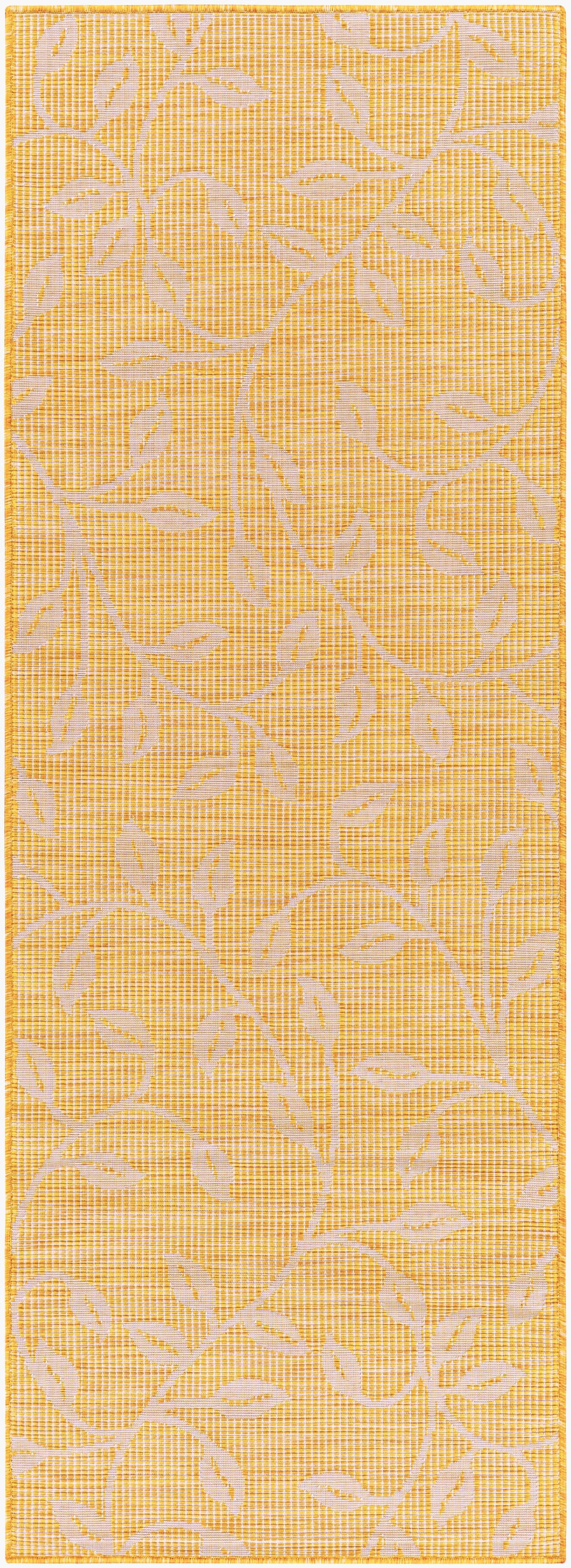 Pasadena PSA-2324 7ft Runner Machine Woven Indoor/Outdoor Runner Rug