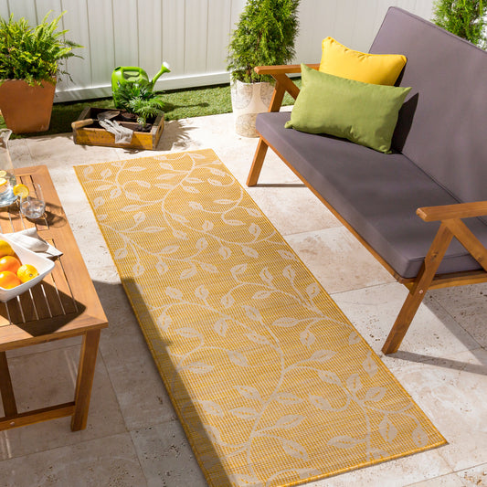Pasadena PSA-2324 7ft Runner Machine Woven Indoor/Outdoor Runner Rug