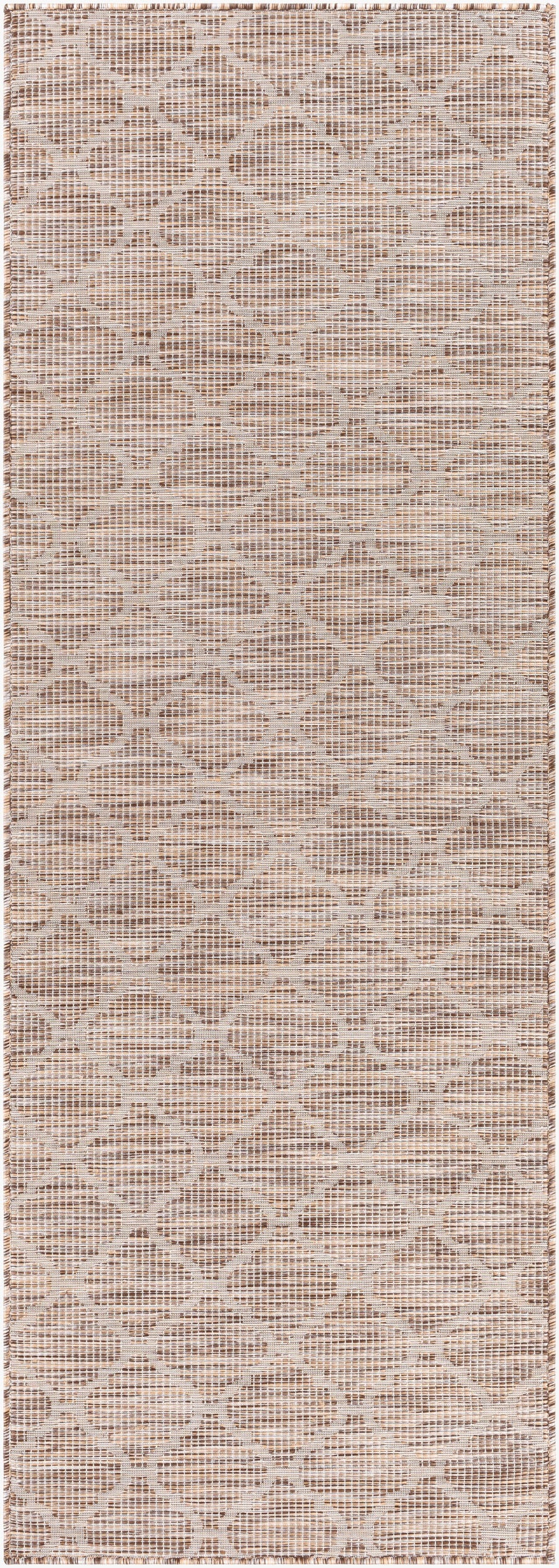 Pasadena PSA-2338 7ft Runner Machine Woven Indoor/Outdoor Runner Rug
