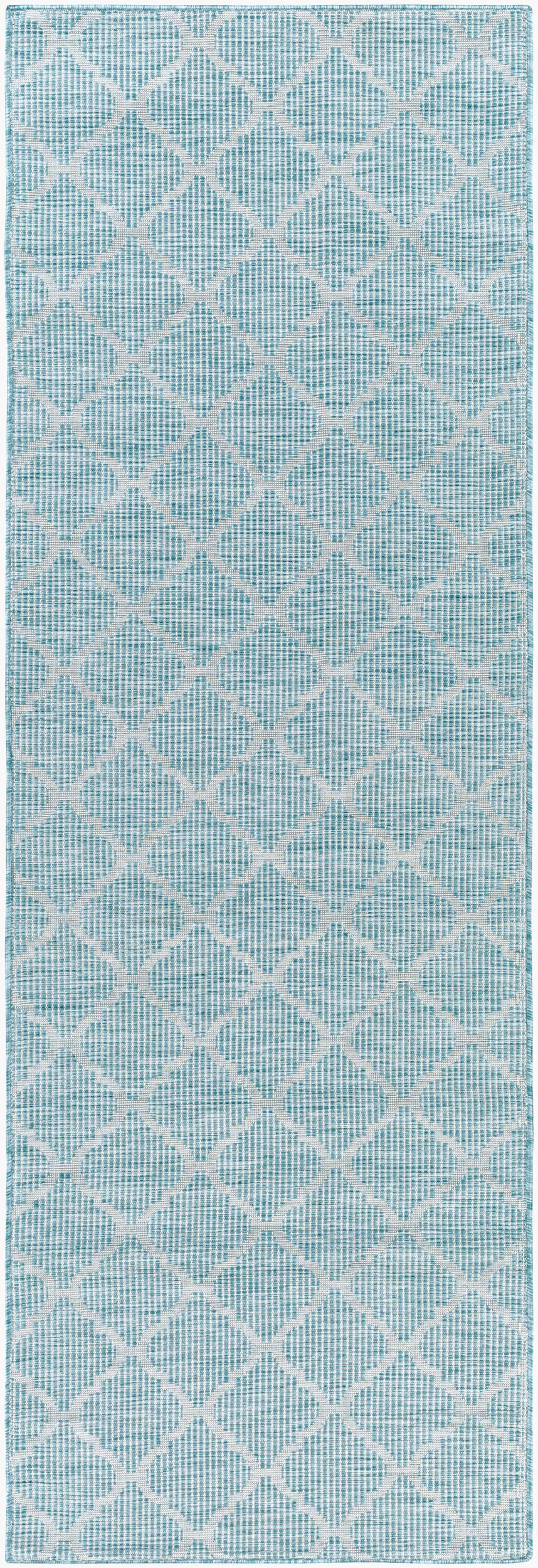Pasadena PSA-2341 7ft Runner Machine Woven Indoor/Outdoor Runner Rug